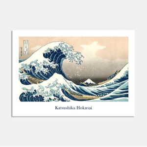 The great wave, Hokusai, αφίσα, κάδρο 2
