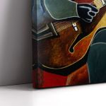 Πίνακας σε καμβά Abstract guitarist