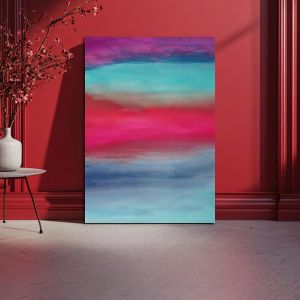 Canvas print Hand painted gradient