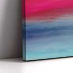 Πίνακας σε καμβά Hand painted gradient κάθετο