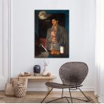 Canvas print Winter reart, (based on WInter by Tsarouhis)