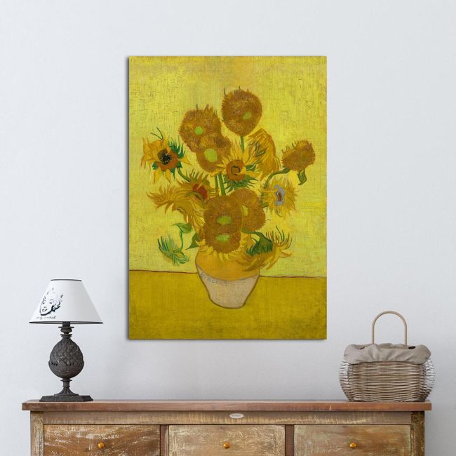 Πίνακας ζωγραφικής Sunflowers art ΙΙ, Vincent van Gogh