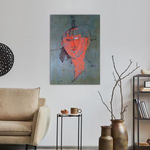 Canvas print Study of a head, Modigliani 2