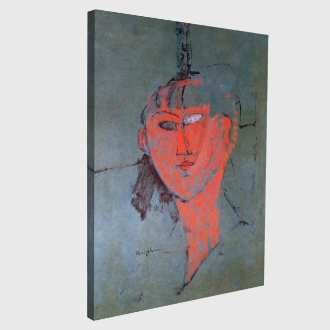 Πίνακας ζωγραφικής Study of a head, Modigliani