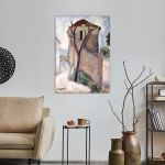 Πίνακας ζωγραφικής Tree and house, Modigliani