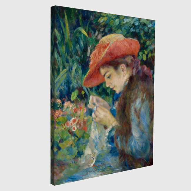 Canvas print Mademoiselle Marie - Therese, Renoir