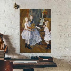 Canvas print Daughters of Catulle Mendès, Renoir