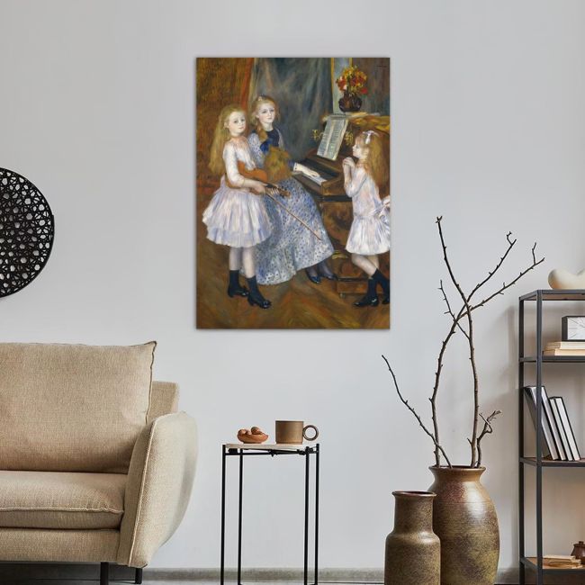 Canvas print Daughters of Catulle Mendès, Renoir