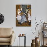 Canvas print Daughters of Catulle Mendès, Renoir