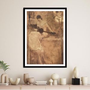 Poetry coordinates the violin reart (original, Gizis), Poster