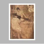 Poetry coordinates the violin reart (original, Gizis), Poster