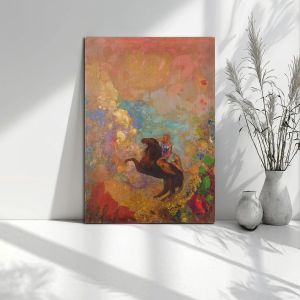 Πίνακας ζωγραφικής Muse on Pegasus, Redon Odilon