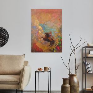 Canvas print Muse on Pegasus, Redon Odilon, Reprint 2