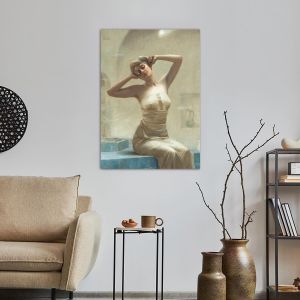 Πίνακας ζωγραφικής Στο λουτρό, Ράλλης 2