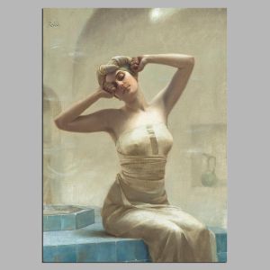 In the bathhouse, Rallis, Poster 2