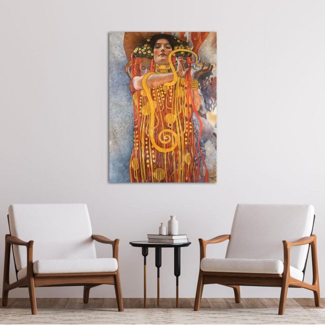 Canvas print Hygeia, Klimt Gustav