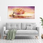 Πίνακας σε καμβά Autumn wind panoramic, πανοραμικός