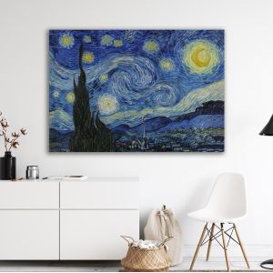 Πίνακας ζωγραφικής Starry night, Vincent van Gogh