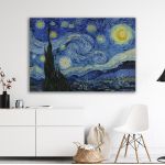 Canvas print Starry night, Vincent van Gogh