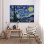 Canvas print Starry night, Vincent van Gogh