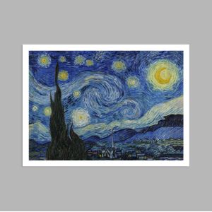 Starry night, Vincentvan Gogh, αφίσα, κάδρο 2