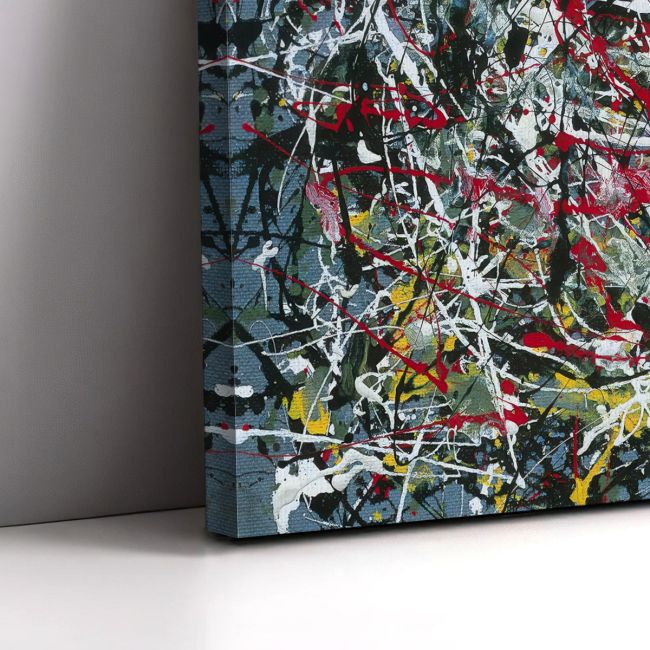 Πίνακας σε καμβά In Pollock style I, πανοραμικός