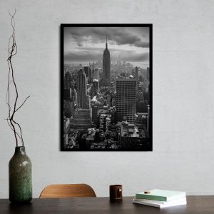 Empire state building, black & white, αφίσα, κάδρο
