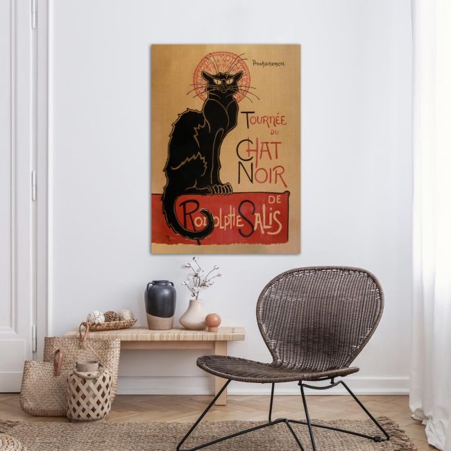 Canvas print Tournee du chat noir, Henri de Toulouse Lautrec