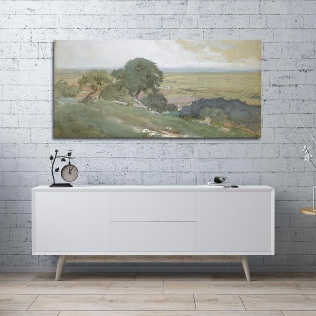 Canvas print Olive trees, Inness G.