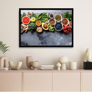 Nuts and vegetables, αφίσα, κάδρο