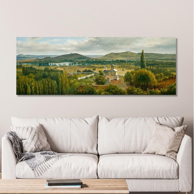 Πίνακας ζωγραφικής Panoramic view of the Ile de France, Rousseau T.