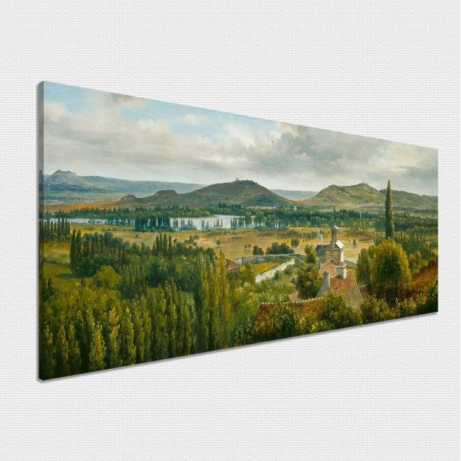 Πίνακας ζωγραφικής Panoramic view of the Ile de France, Rousseau T.