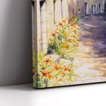 Πίνακας σε καμβά Σοκάκι στη Μεσόγειο, Old mediterranean street