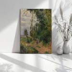 Canvas print Côte des Grouettes, Pissarro C.