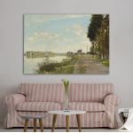 Canvas printThe Seine at Argenteuil, Monet C.