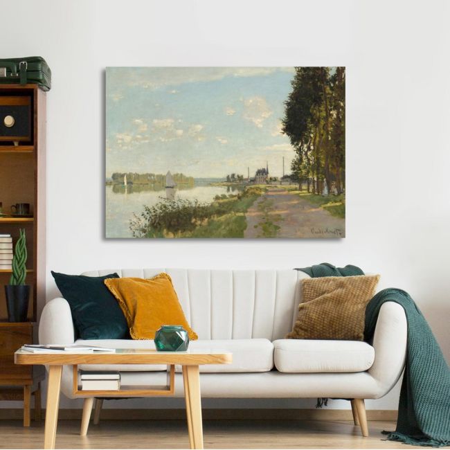 Canvas printThe Seine at Argenteuil, Monet C.