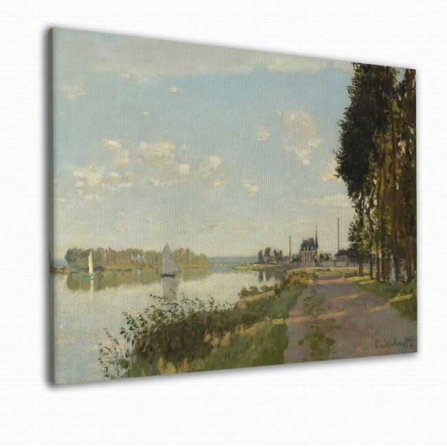 Canvas printThe Seine at Argenteuil, Monet C.
