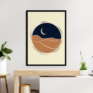 Desert moon, poster