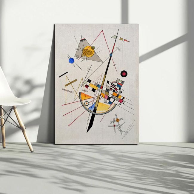 Πίνακας ζωγραφικής Delicate tension, Kandinsky W.