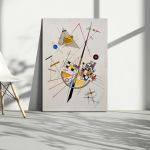 Πίνακας ζωγραφικής Delicate tension, Kandinsky W.
