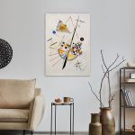Πίνακας ζωγραφικής Delicate tension, Kandinsky W.