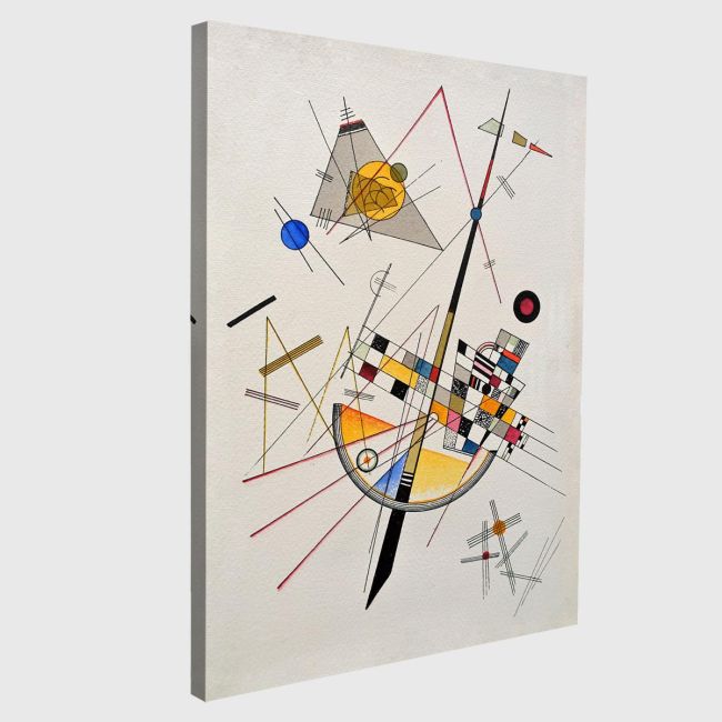 Πίνακας ζωγραφικής Delicate tension, Kandinsky W.