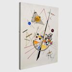 Πίνακας ζωγραφικής Delicate tension, Kandinsky W.
