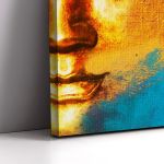 Πίνακας σε καμβά Abstract Buddha face
