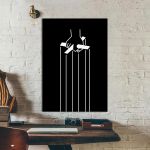 Canvas print Puppet Godfather