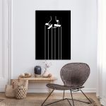 Canvas print Puppet Godfather