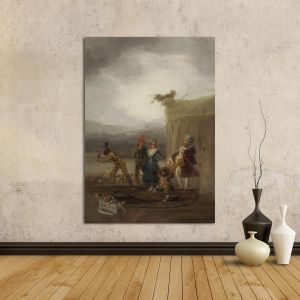Πίνακας ζωγραφικής Comicos ambulantes, Goya F.