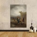 Canvas print Comicos ambulantes, Goya F.