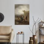 Canvas print Comicos ambulantes, Goya F.