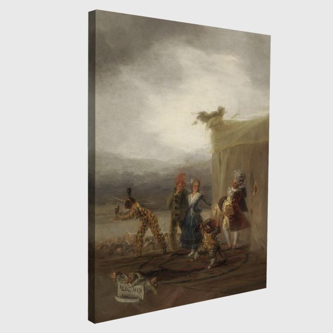 Canvas print Comicos ambulantes, Goya F.